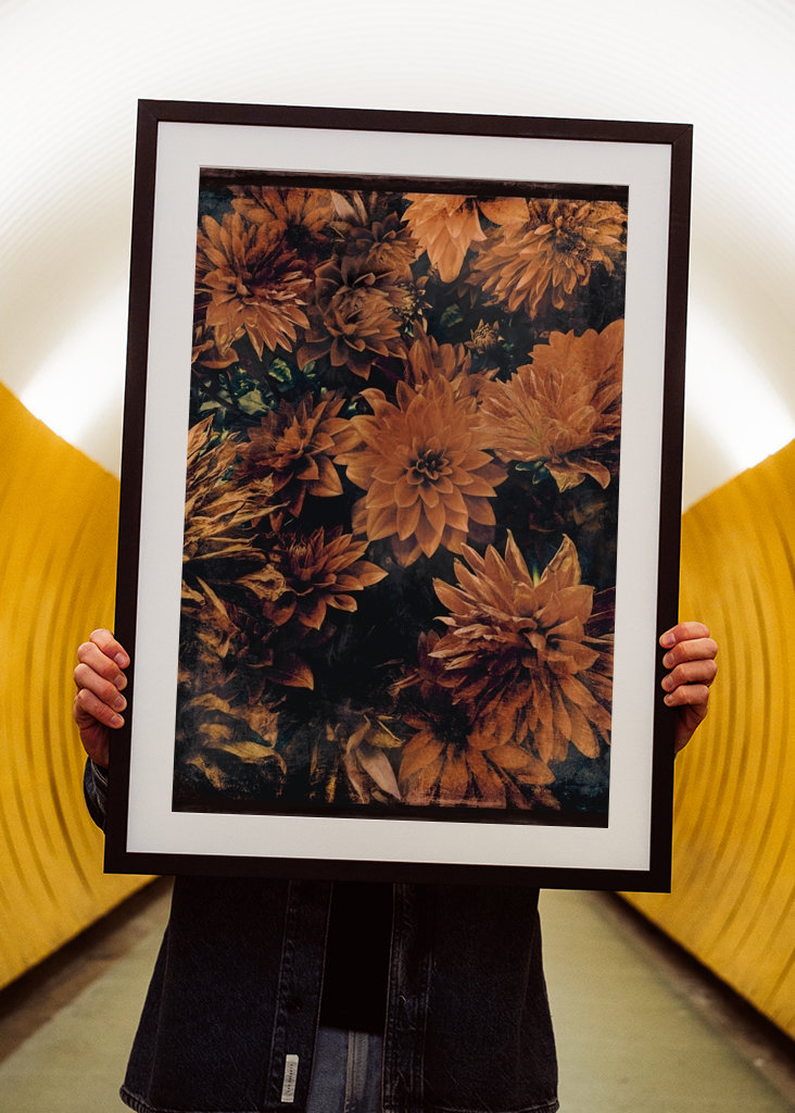 České podzimní květiny