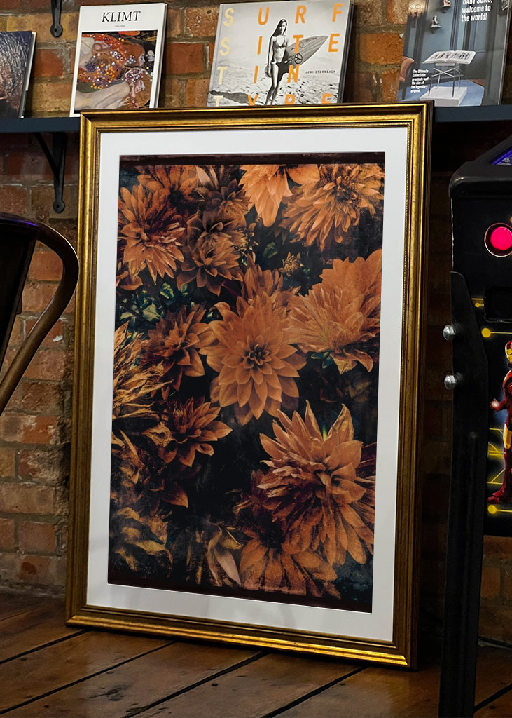 České podzimní květiny