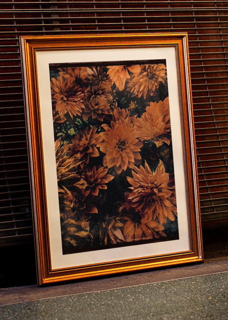 České podzimní květiny