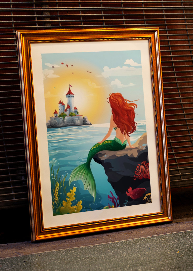 Den Lille Havfrue Betragter