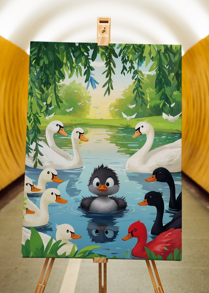 Den Grimme Ælling i Søen