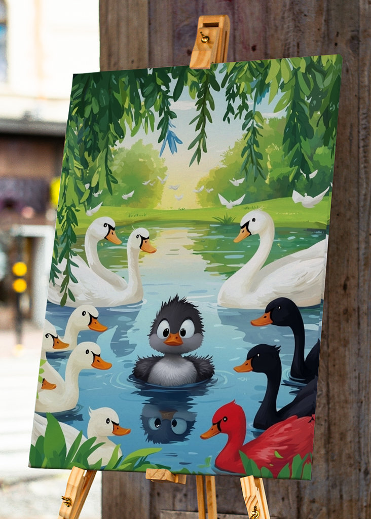 Den Grimme Ælling i Søen