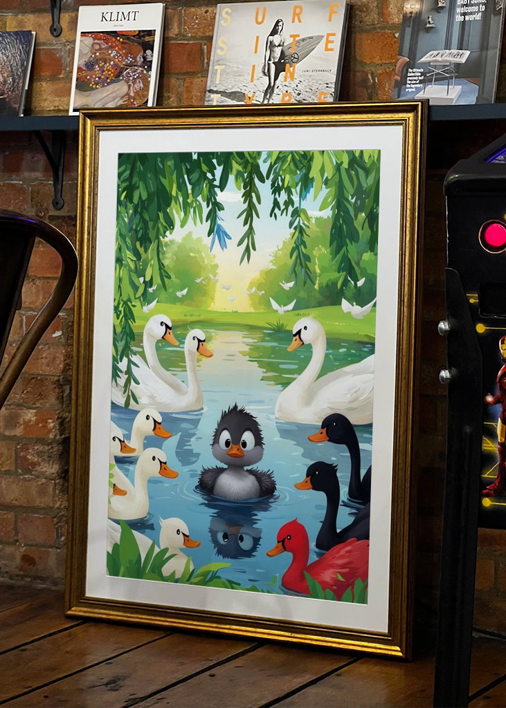 Den Grimme Ælling i Søen