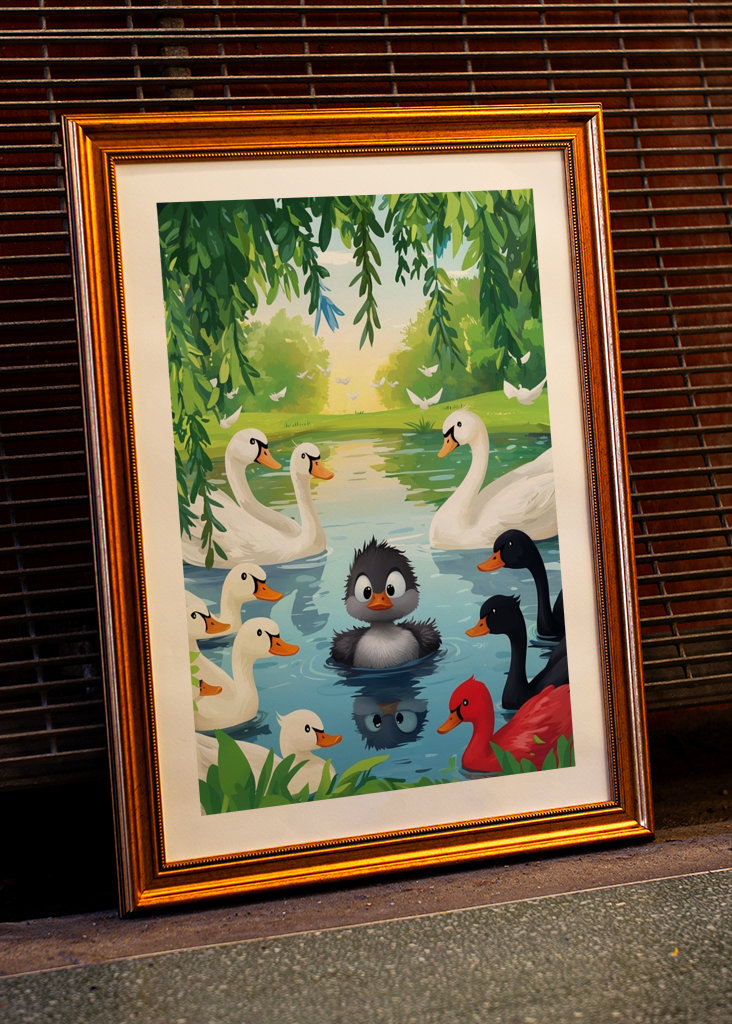 Den Grimme Ælling i Søen