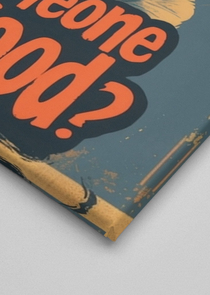 Funny Hungry Cat Poster - Food