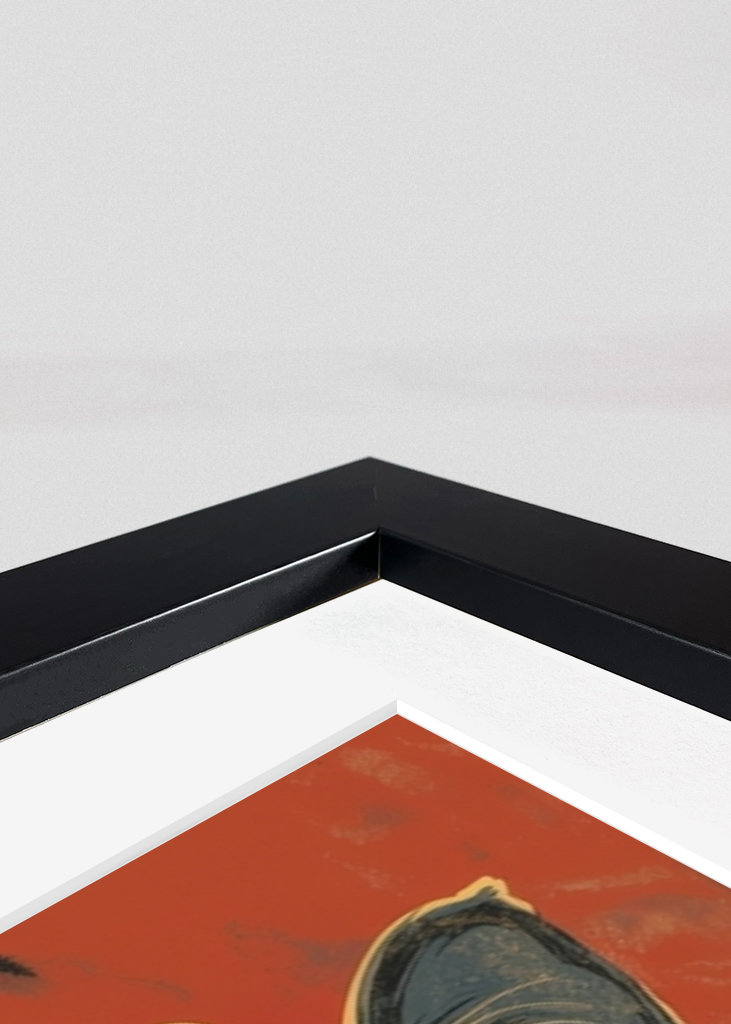 Plakat z kotem z kawą bezkofeinowy