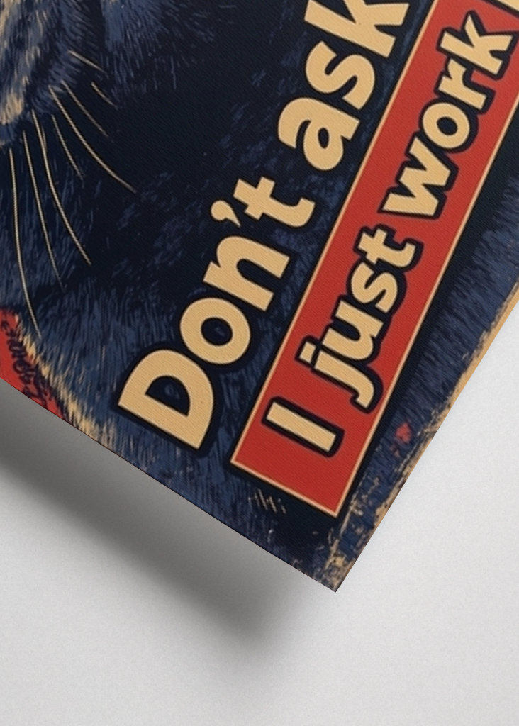 Plakat do wystroju biura kota