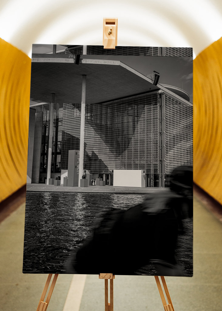 Cyklister sort og hvid