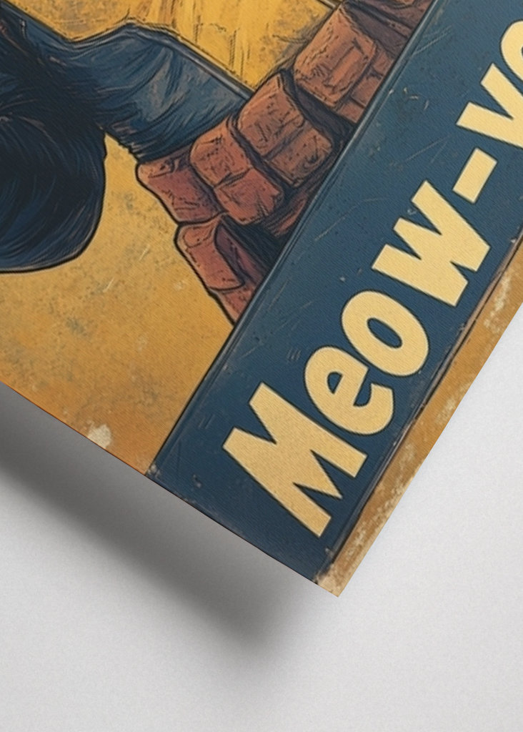 Meow-verine Parodia divertida de gatos
