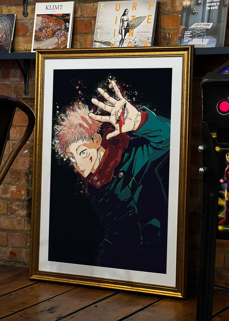 Yuji Itadori Úsmev ruky