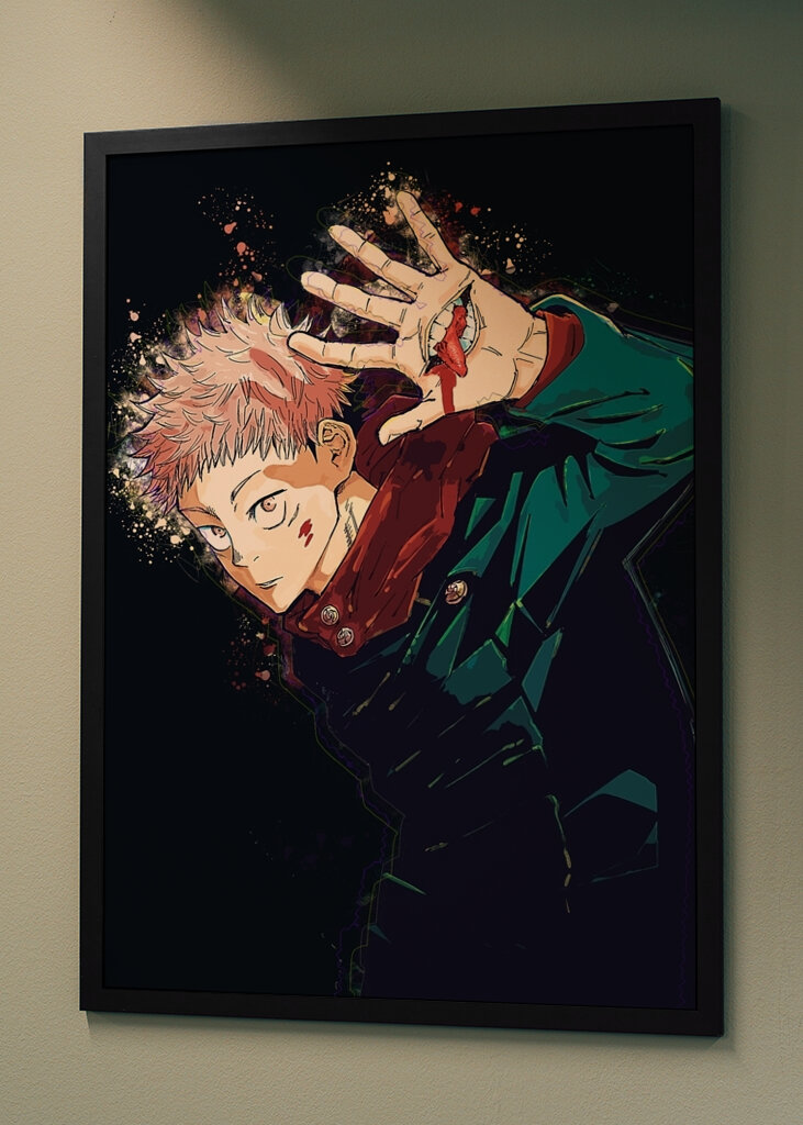 Yuji Itadori Úsmev ruky