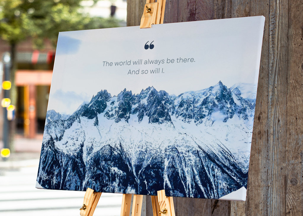 Inspirational alp tops