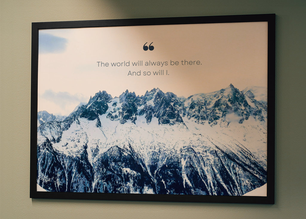 Inspirational alp tops