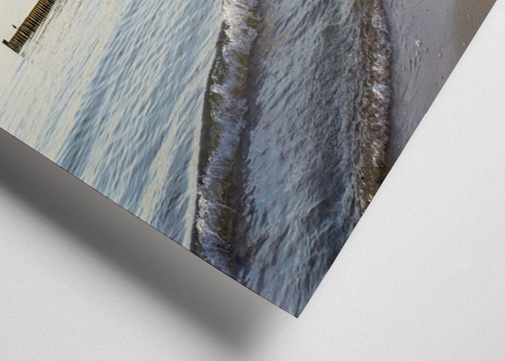 Baltic Sea beach with groynes