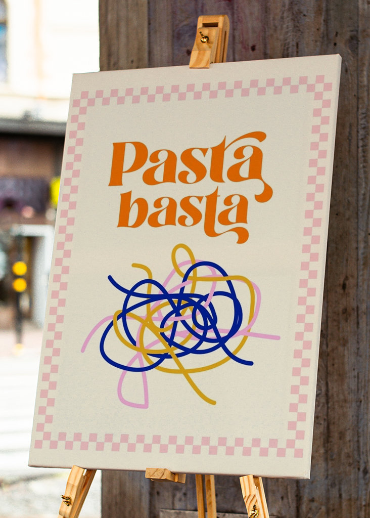 Massa italiana retrô Basta  