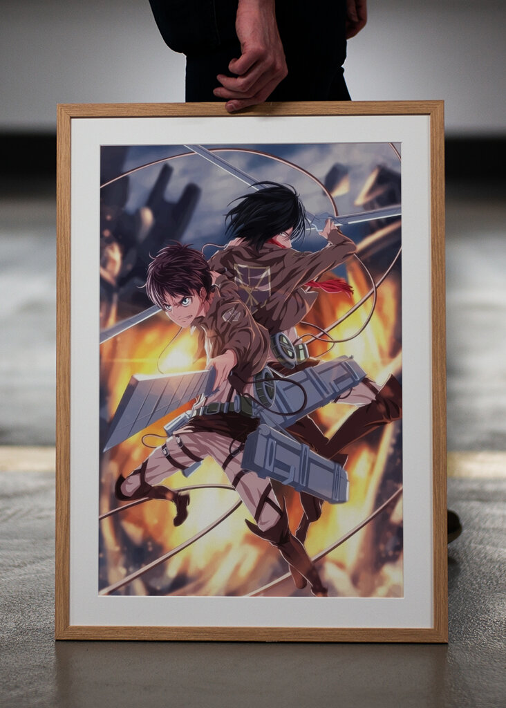 Levi y Eren Ataque a Titán 