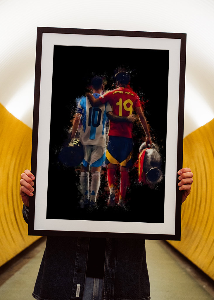 Messi and Lamine yamal