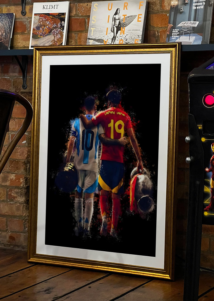 Messi and Lamine yamal