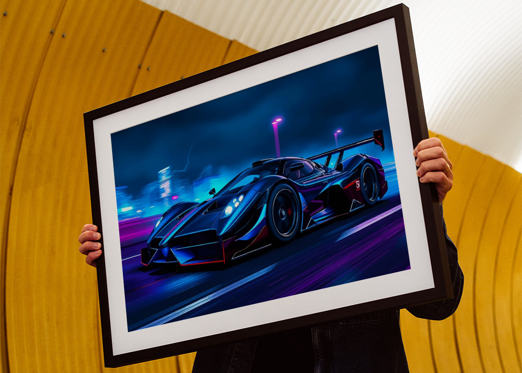 Pagani Zonda R - Blau Neon