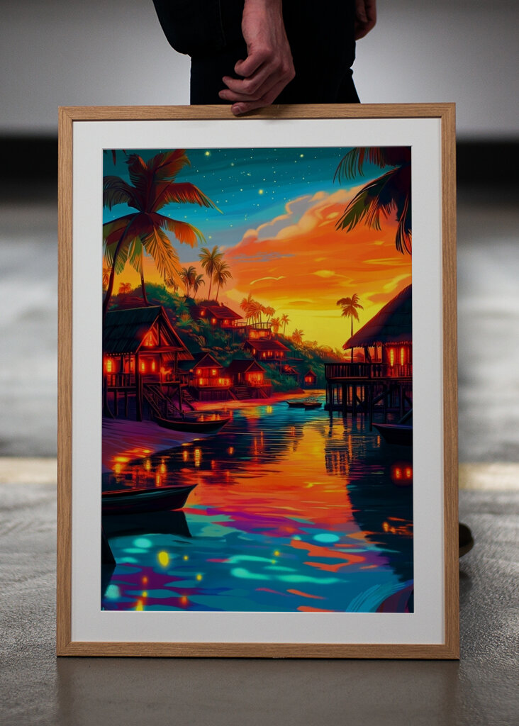 Sonnenuntergang am Strand 212