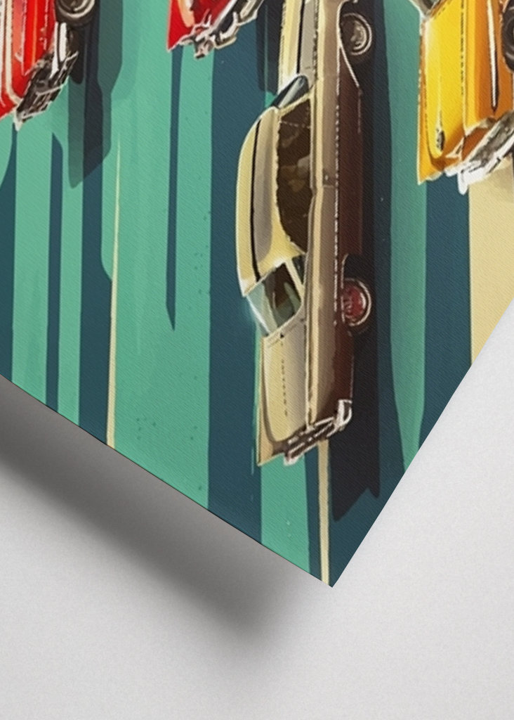 Retro Car Poster