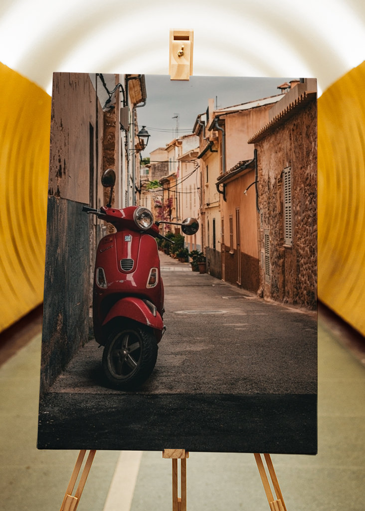 Vespa in der Altstadt