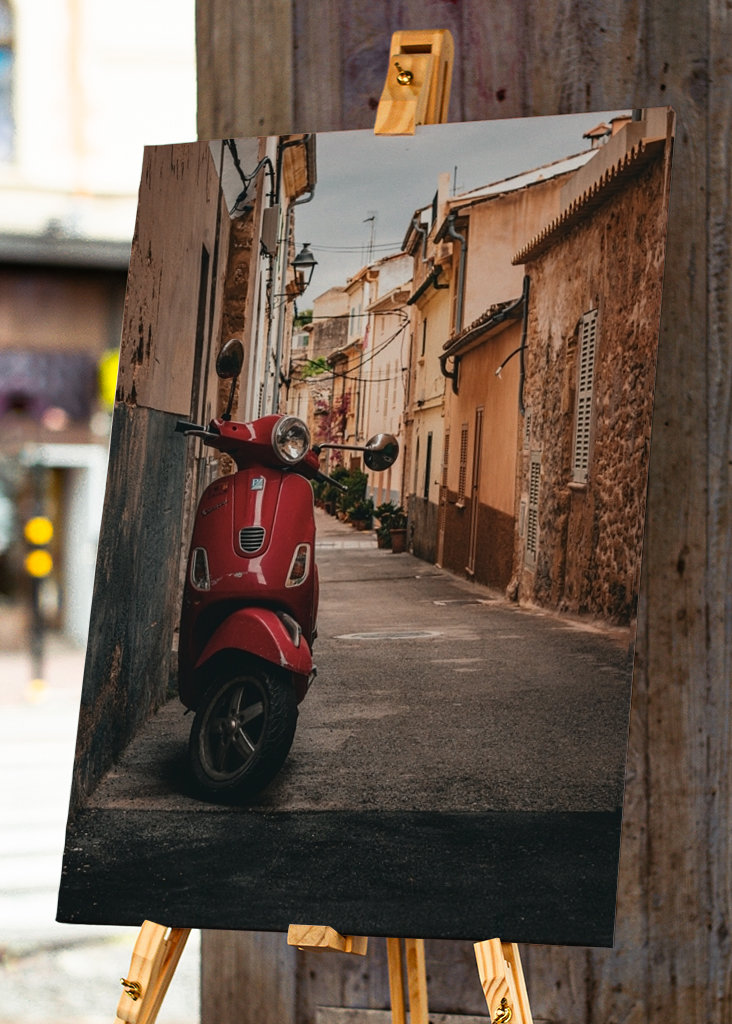 Vespa in der Altstadt