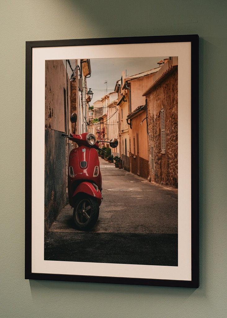 Vespa in der Altstadt