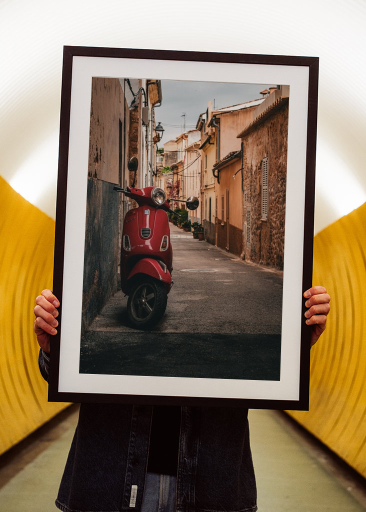 Vespa in der Altstadt