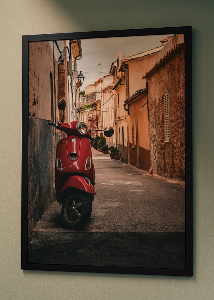 Vespa in der Altstadt