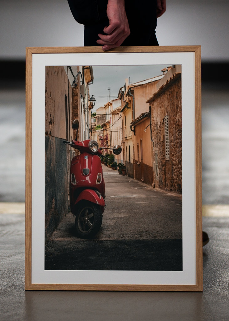 Vespa in der Altstadt