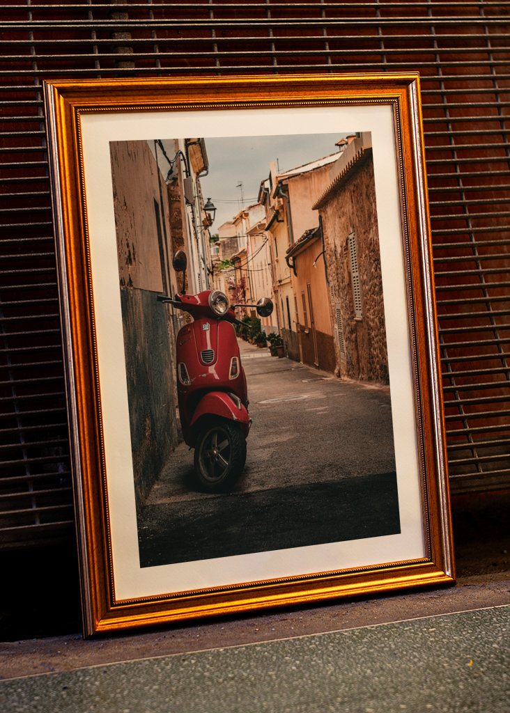 Vespa in der Altstadt
