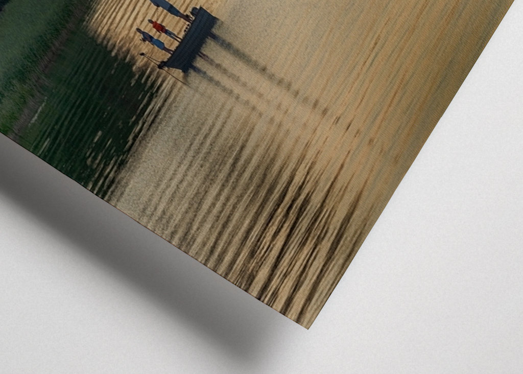 Fishing in the sunset