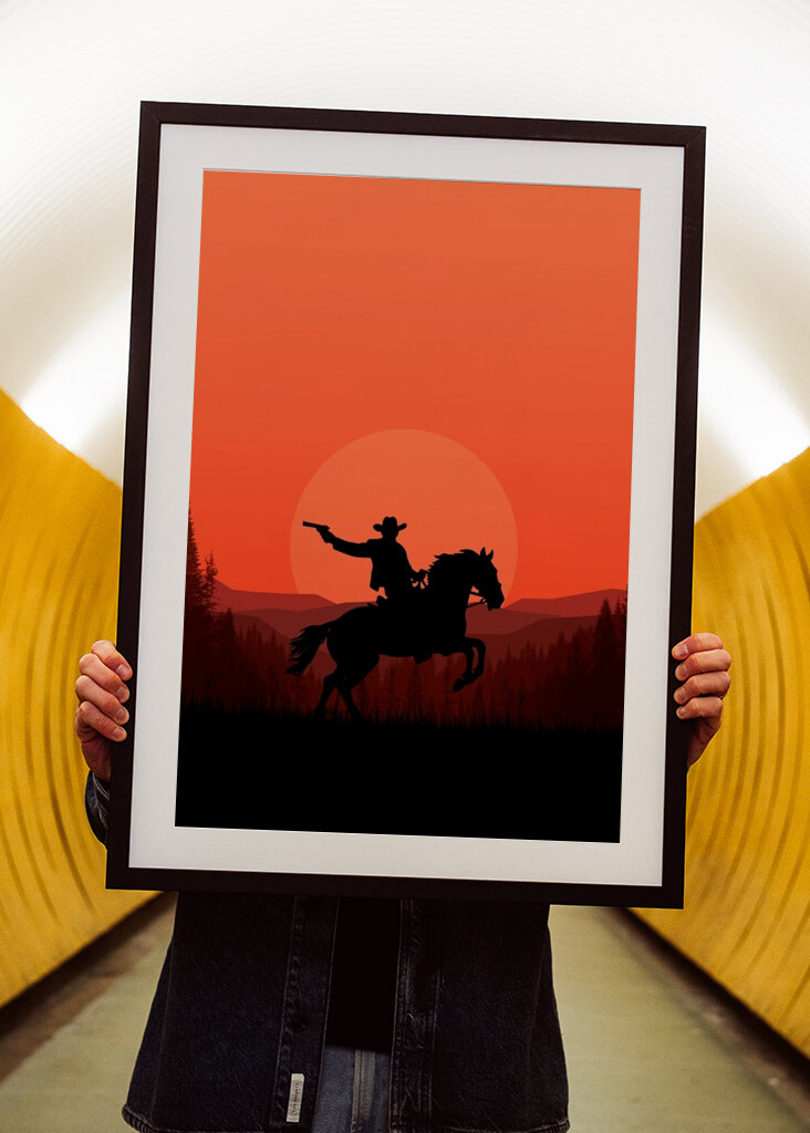 Silhouette Cowboy