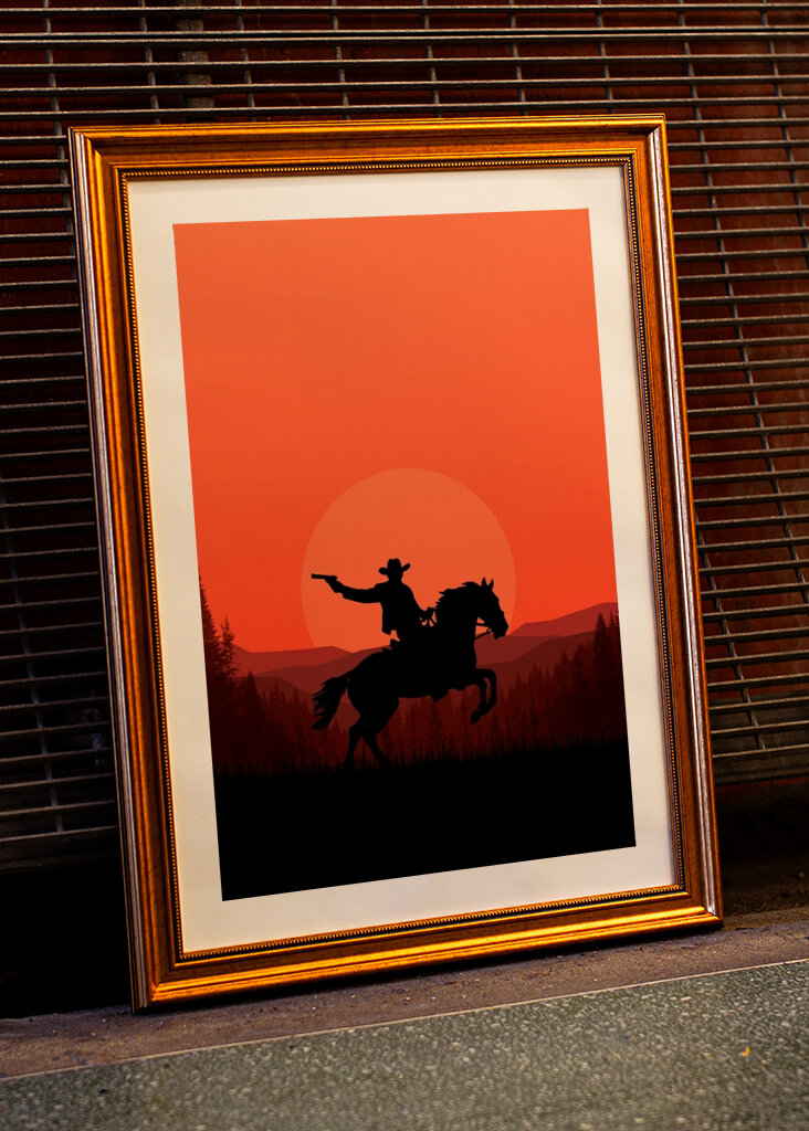 Silhouette Cowboy