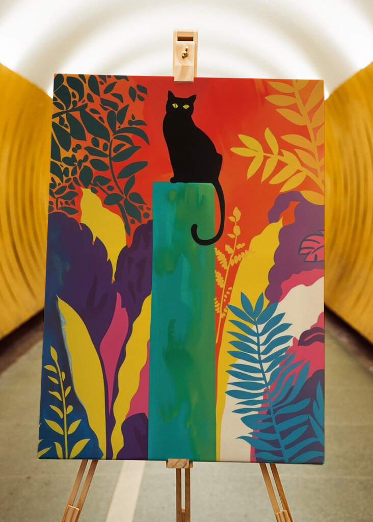 Matisse's black Cat 