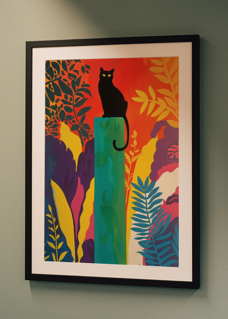 Matisse's black Cat 