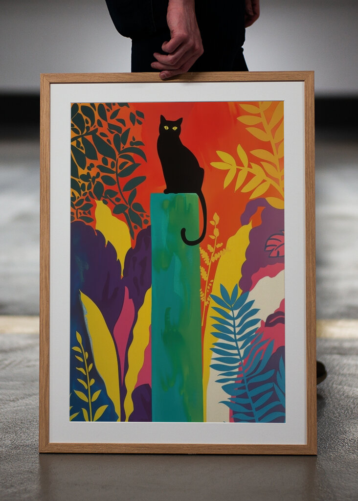Matisse's black Cat 