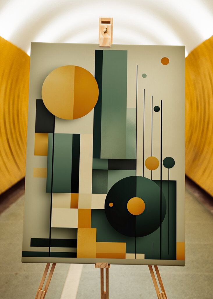 Bauhaus Plakát Umělecký tisk