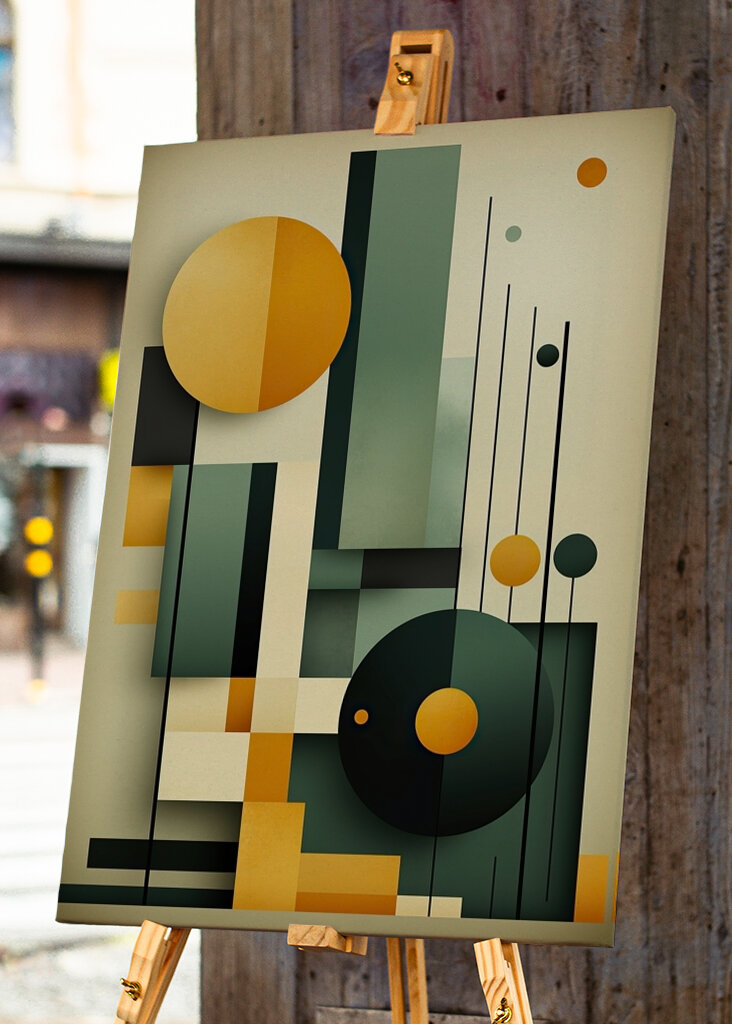 Bauhaus Plakát Umělecký tisk