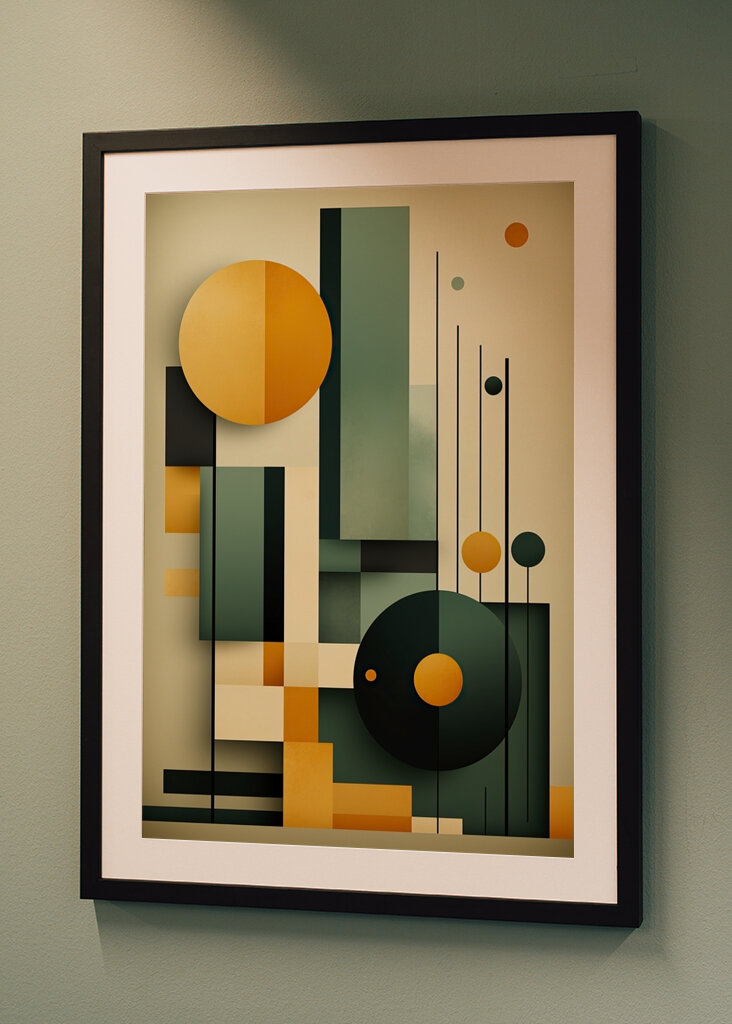 Bauhaus Plakát Umělecký tisk