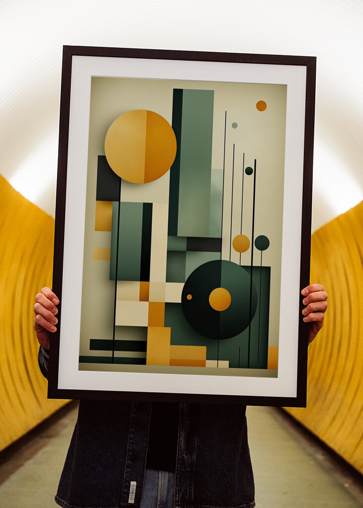 Bauhaus Plakát Umělecký tisk