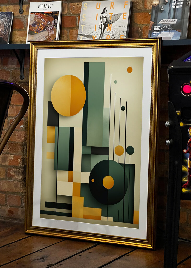 Bauhaus Plakát Umělecký tisk