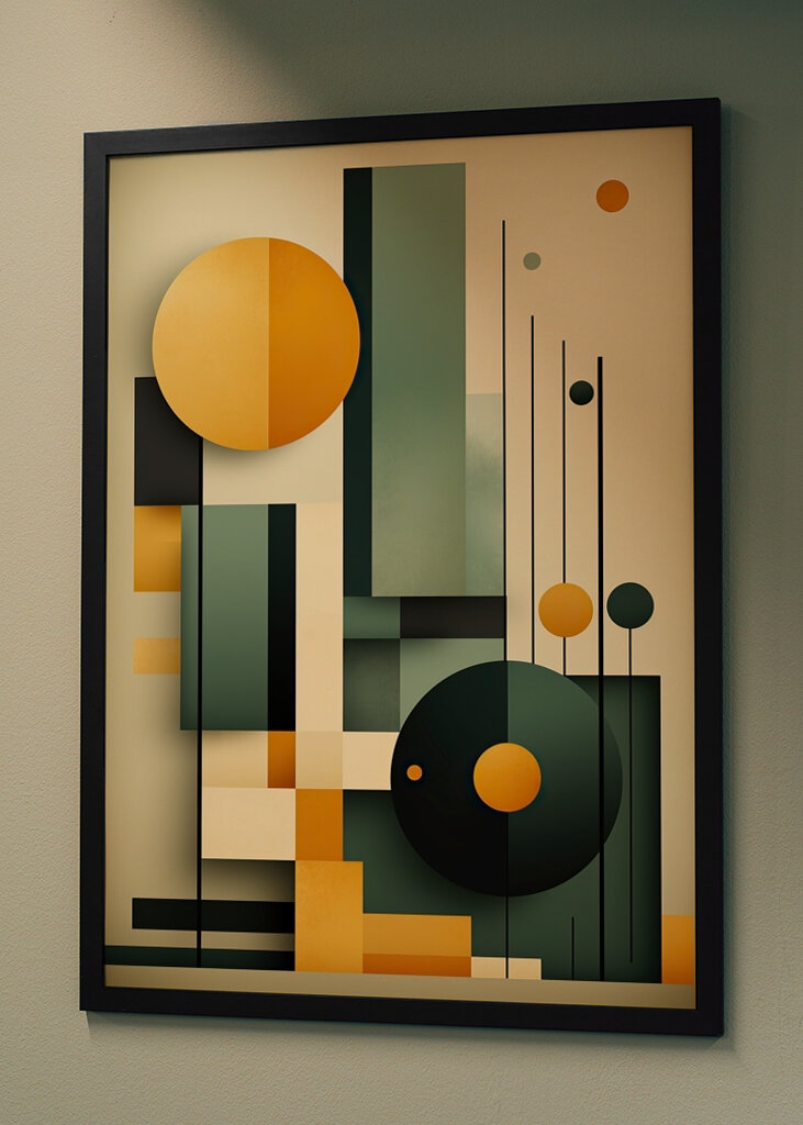 Bauhaus Plakát Umělecký tisk