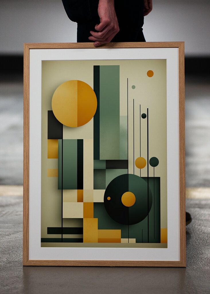 Bauhaus Plakát Umělecký tisk