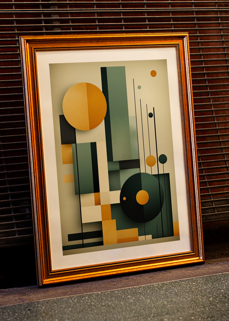 Bauhaus Plakát Umělecký tisk