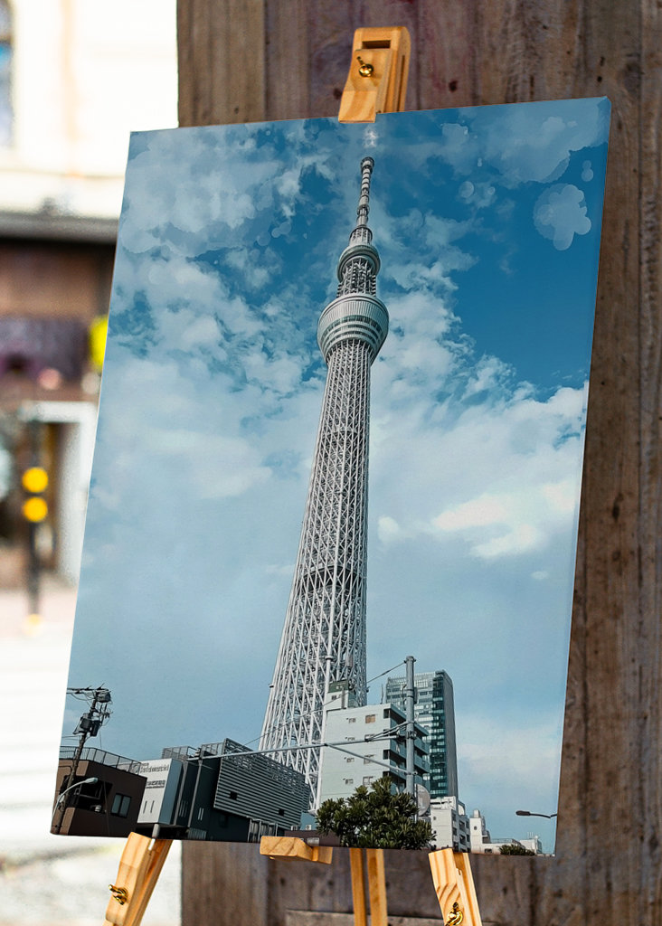 Skytree karikatura