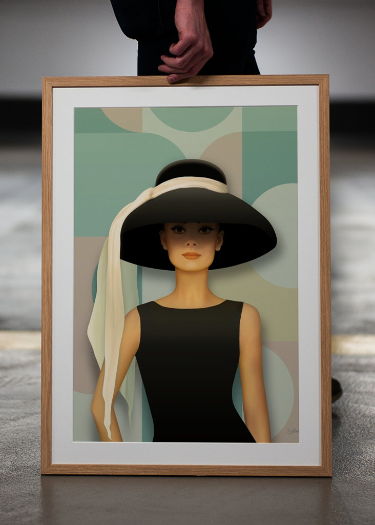 Audrey Hepburn Portrett