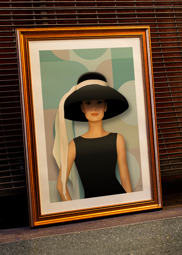 Audrey Hepburn Portrett