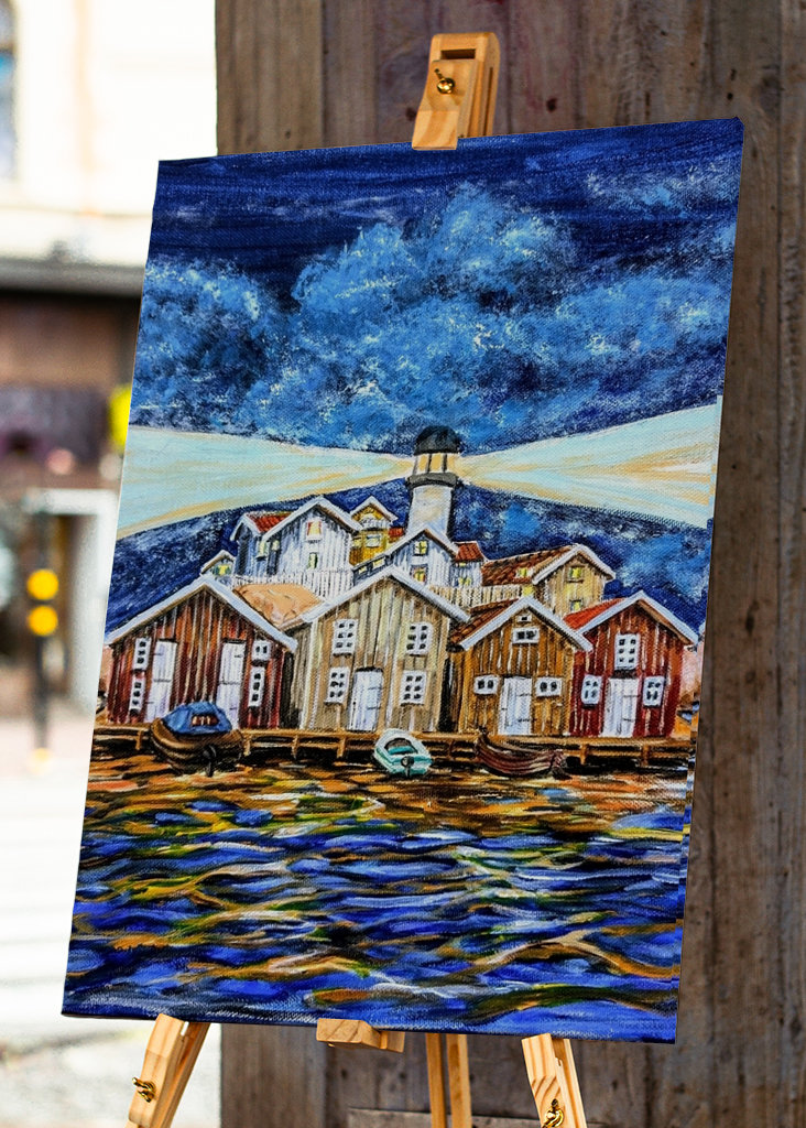 Maják v Bohuslänu.